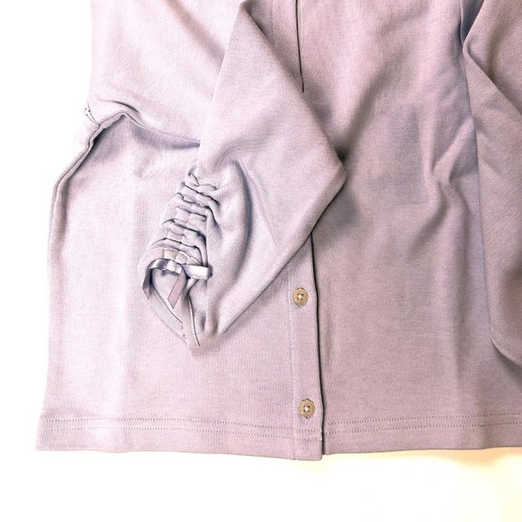 NWT Gymboree Girl Bonjour Provence Lavender Eyelet Knit Cardigan Size 9 - Picture 2 of 5